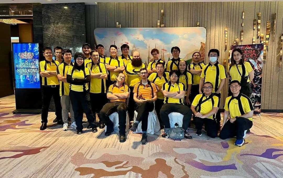 World Tour Hong Kong, December 2025 — team photo